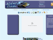 Tablet Screenshot of malawi-dream.info